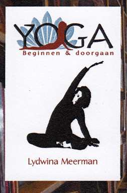 Yogaboek YOGA Beginnen en doorgaan 25 opeenvolgende yogalessen 600 fotos 450 blz Euro 22.95 Schrijfster Lydwina Meerman_